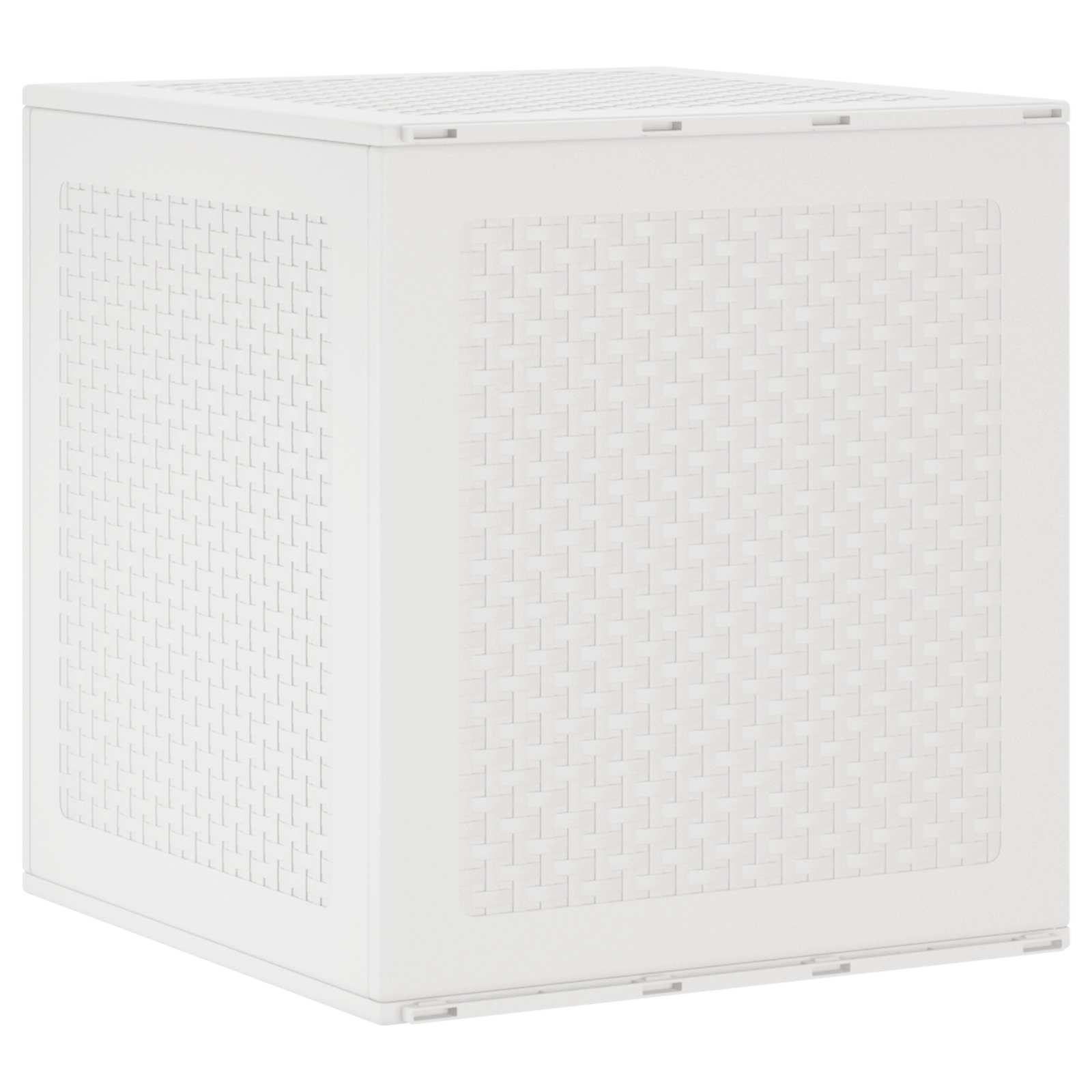 Storage Box with Storage White 55 x 53 x 57 cm Polypropylene