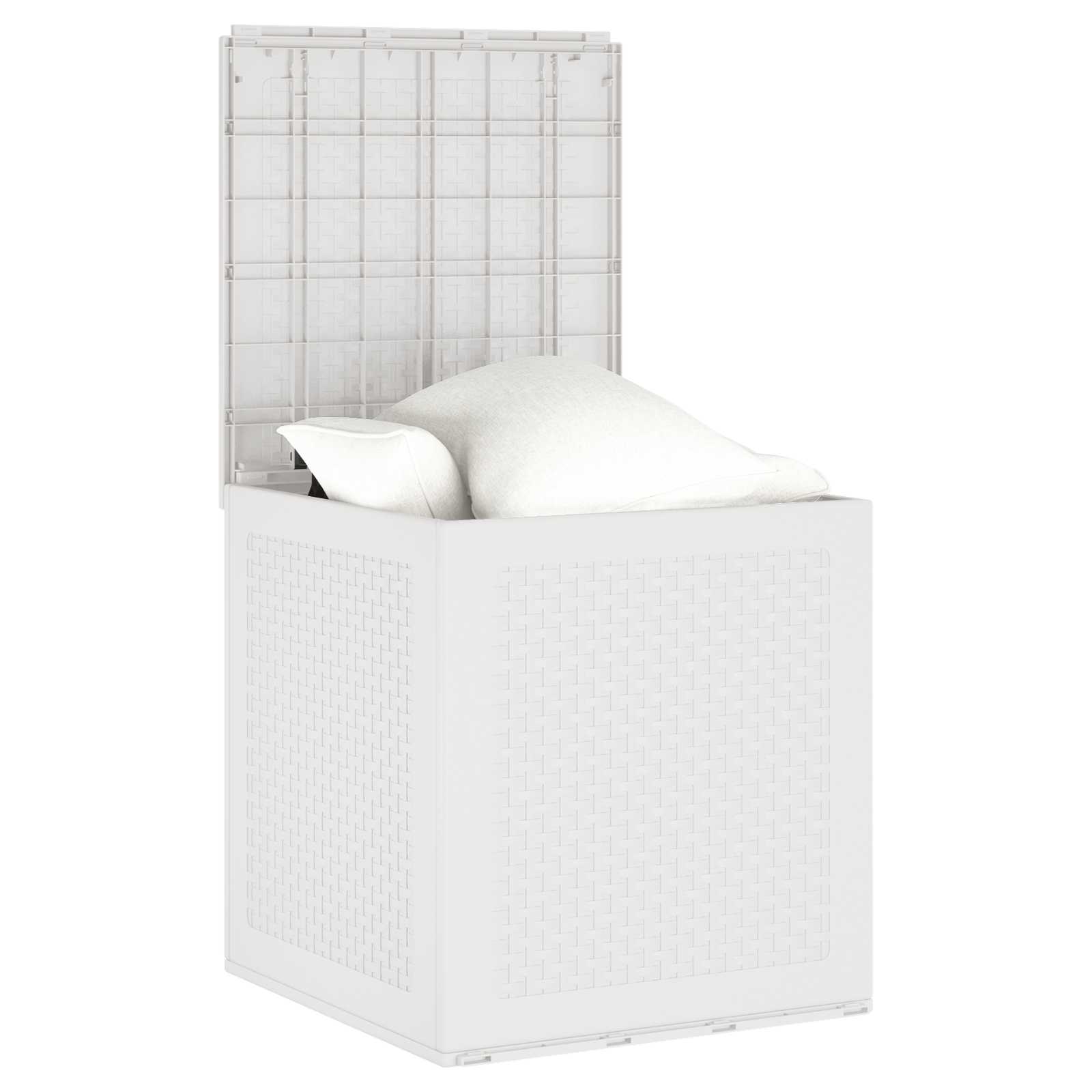 Storage Box with Storage White 55 x 53 x 57 cm Polypropylene