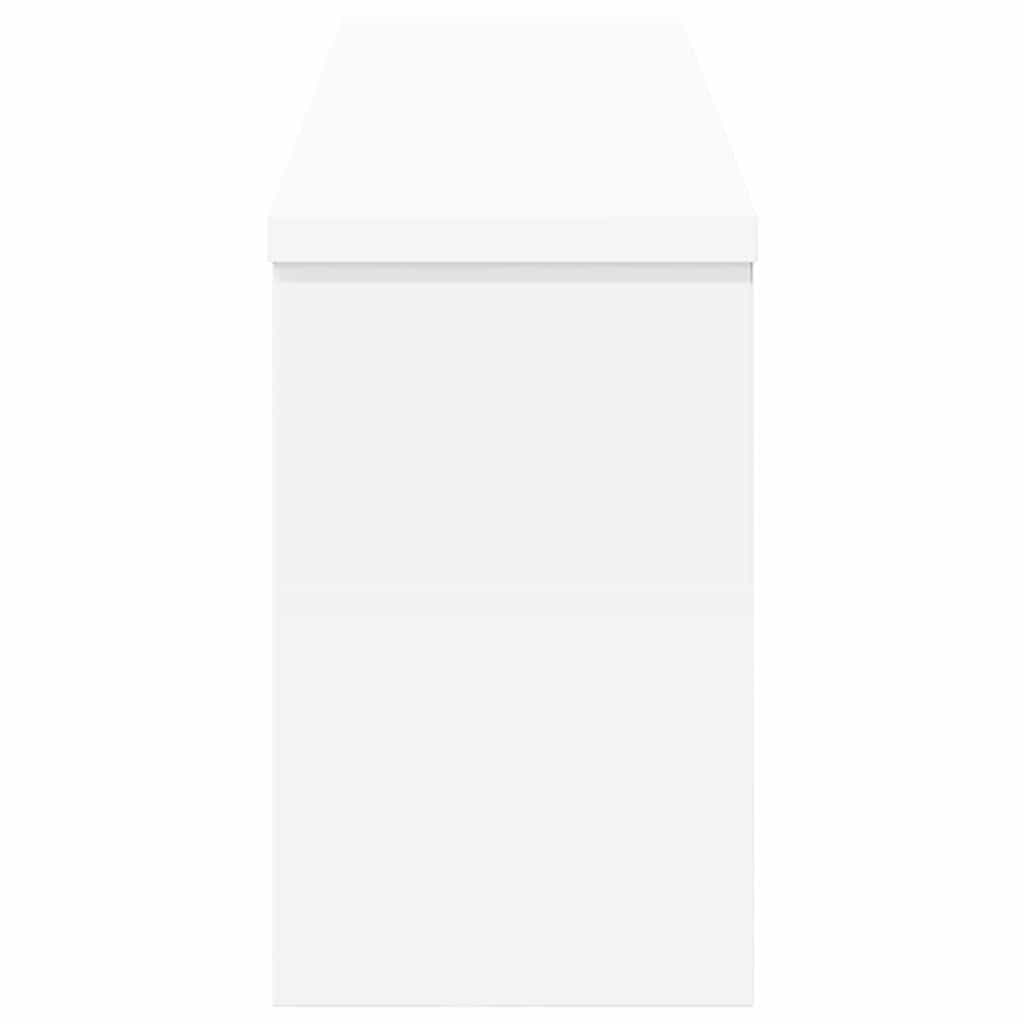 Wall-Mounted Coat Rack White 75 x 16 x 26 cm Engineered wood