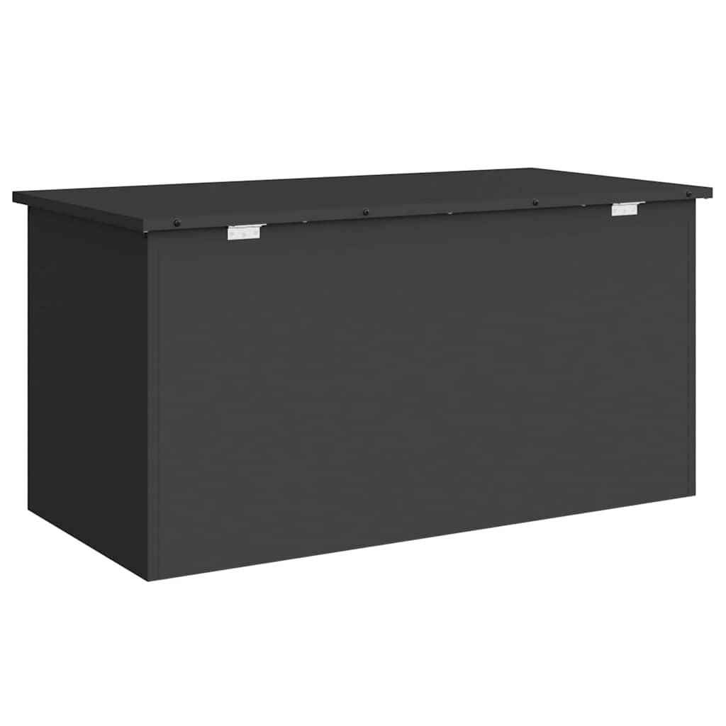 Outdoor Storage Box Black 100 x 50,5 x 50 cm Steel