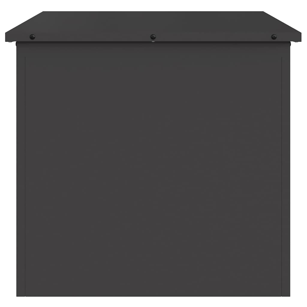 Outdoor Storage Box Black 55 x 50,5 x 50 cm Steel