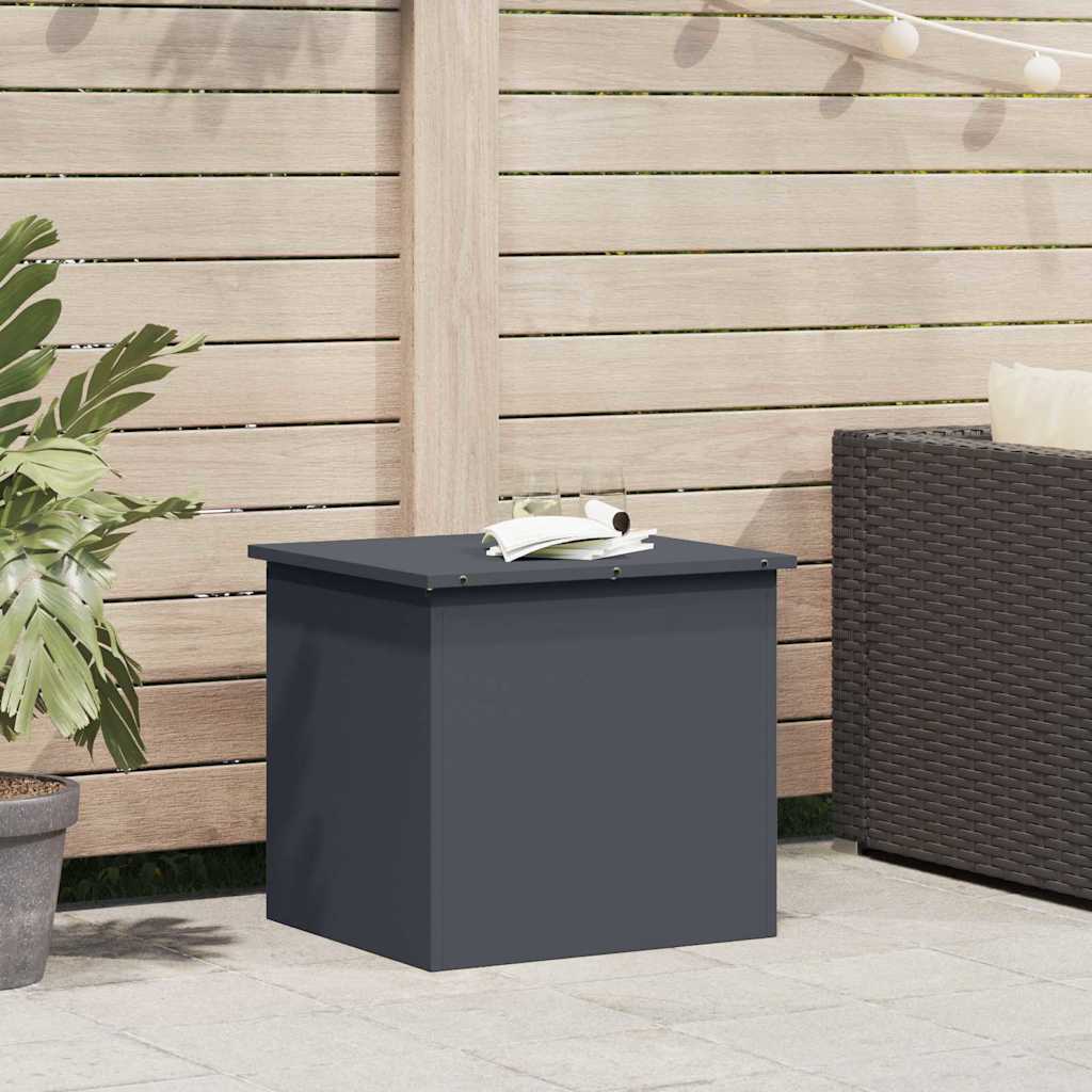 Outdoor Storage Box Anthracite 55 x 50,5 x 50 cm Steel