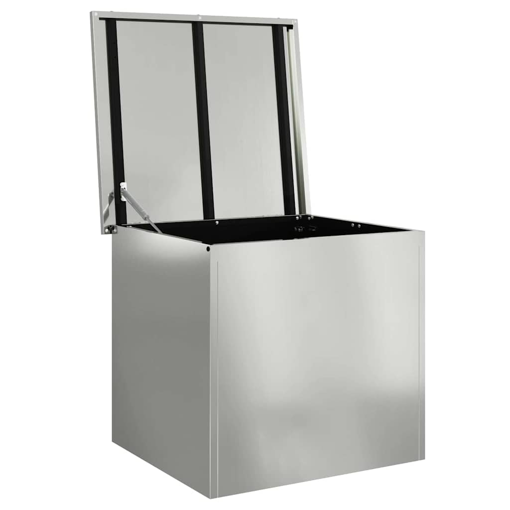 Outdoor Storage Box Silver 55 x 50,5 x 50 cm Steel