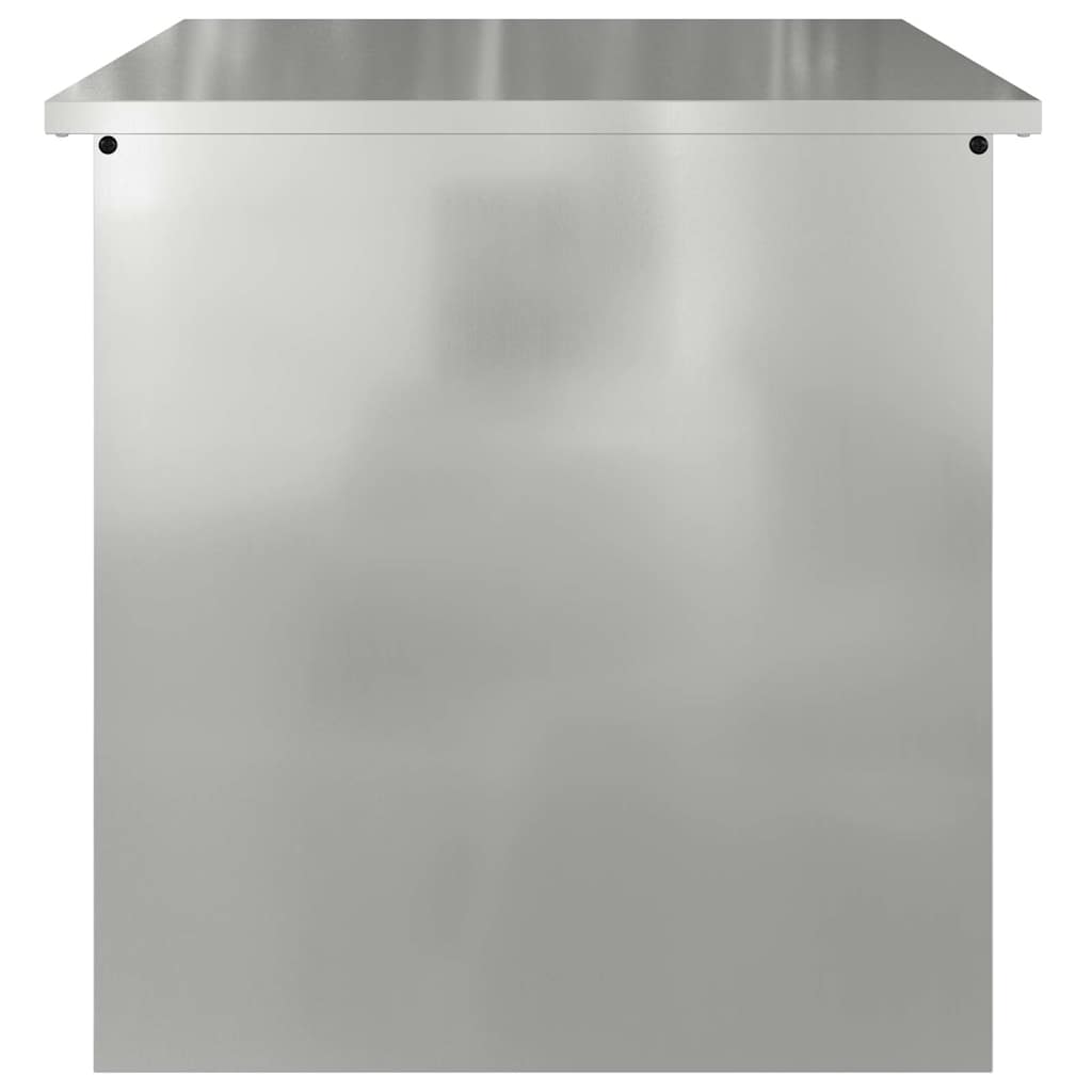 Outdoor Storage Box Silver 55 x 50,5 x 50 cm Steel