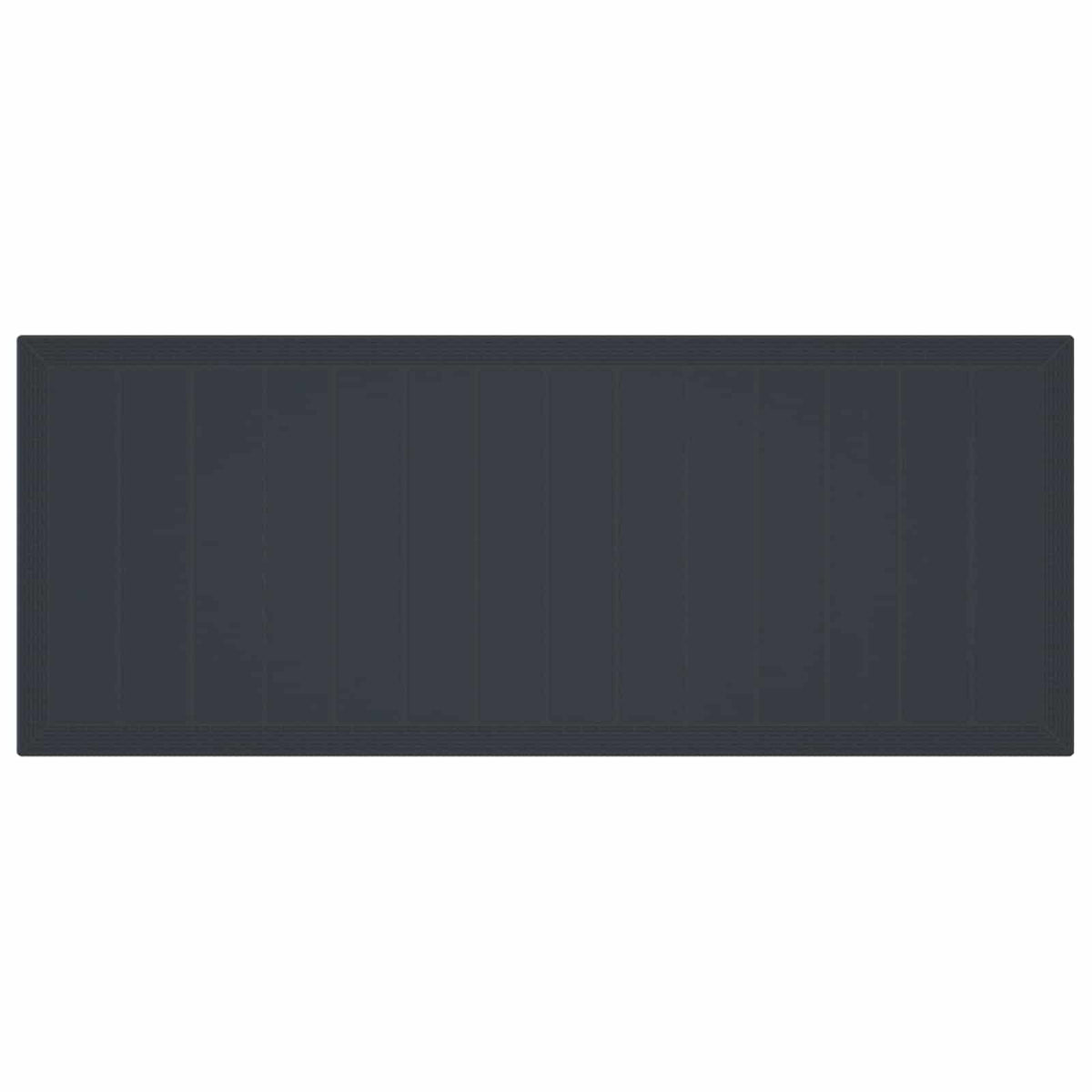 Garden Dining Set 9 pcs Anthracite Polypropylene