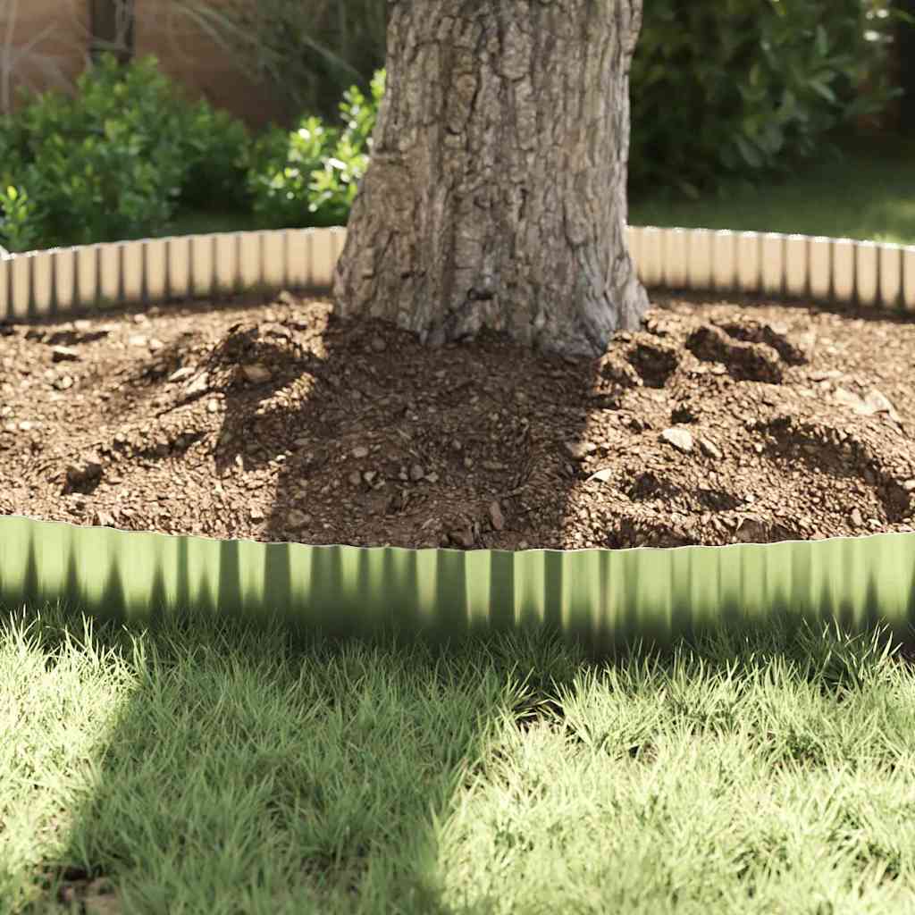 Lawn Edge Silver 1000 x 15 x 0.03 cm Galvanised Steel