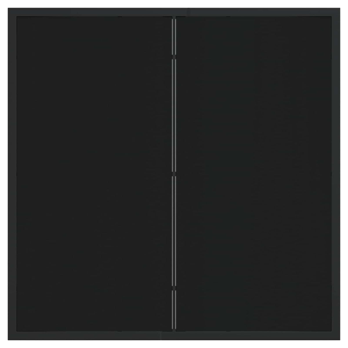 Garden Dining Set 5 pcs Black Powder-Coated Steel