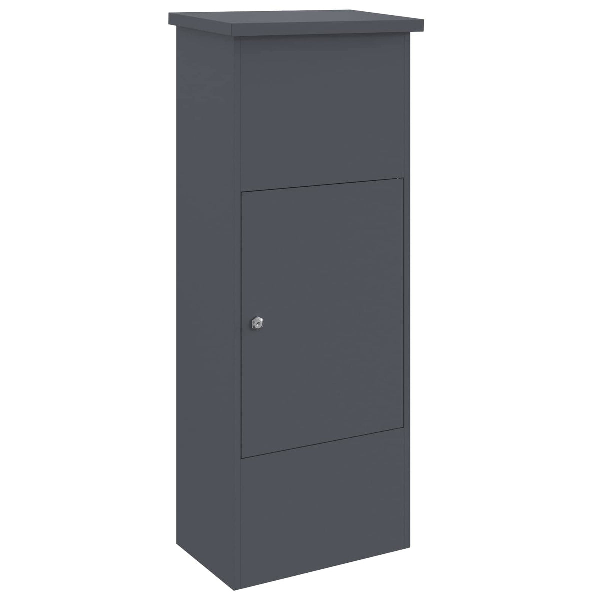 Parcel Drop Box with Door Anthracite 44,5 x 29 x 110,5 cm Steel