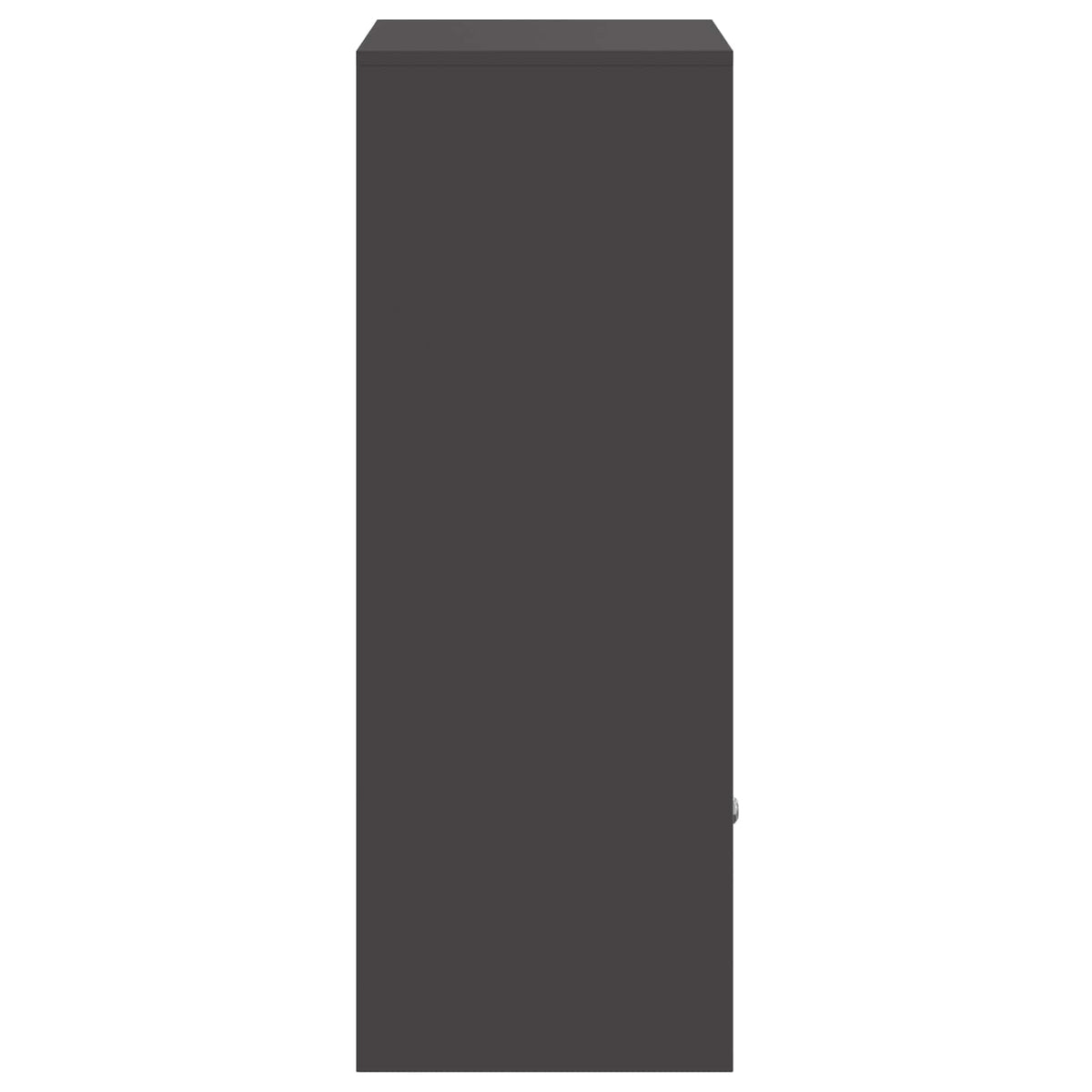 Parcel Drop Box with Storage Black 47.5 x 38 x 59 cm Steel