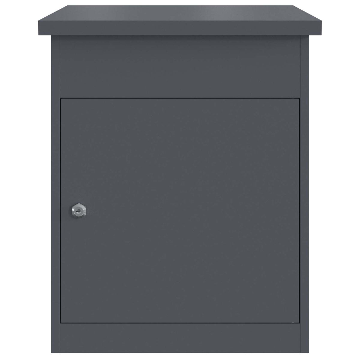 Parcel Drop Box with Storage Anthracite 47.5 x 38 x 59 cm Steel