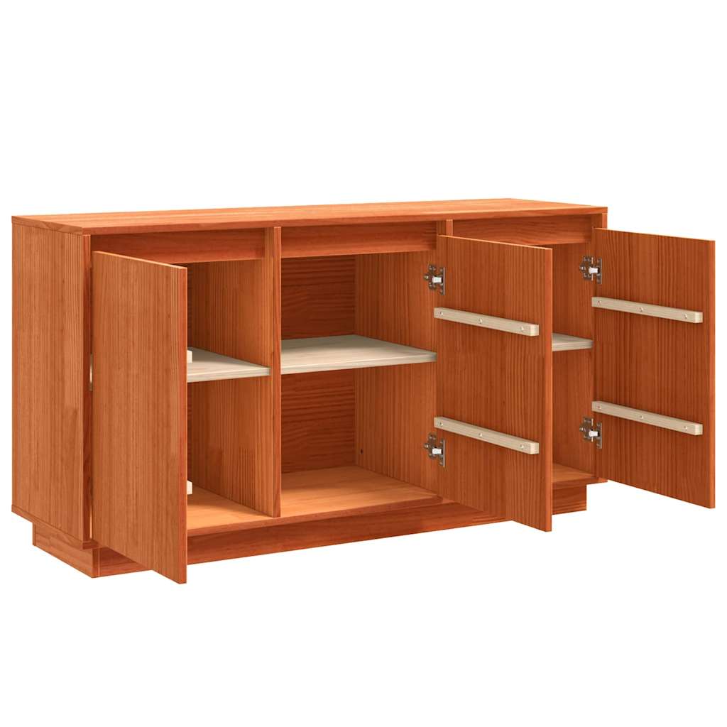 Sideboard Brown 111 x 34 x 60 cm Solid Pine wood