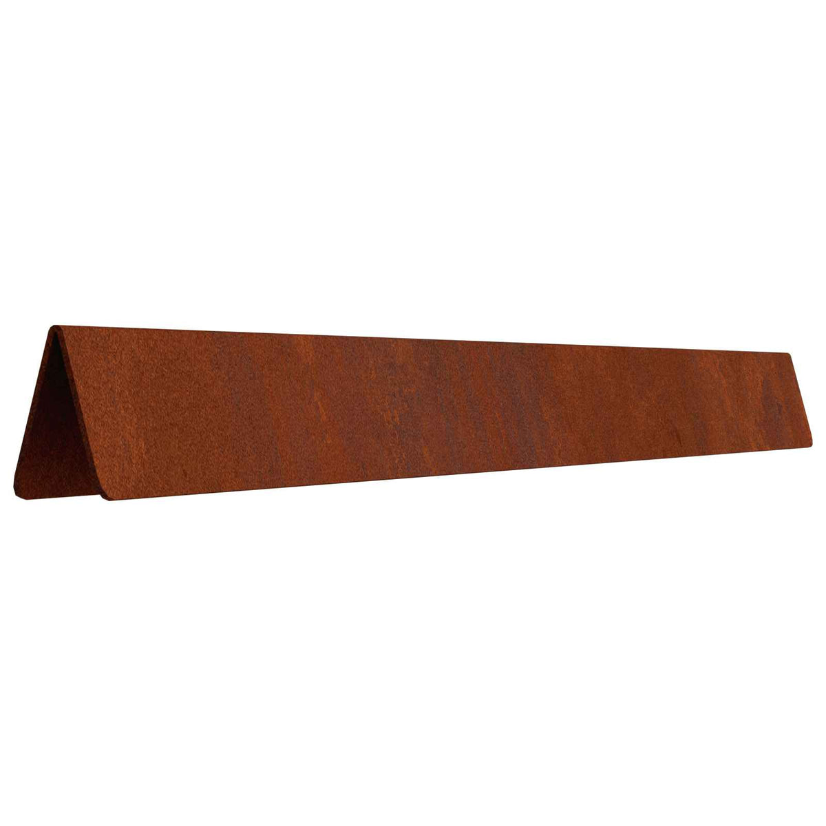 Lawn Edging 4 pcs 450 x 10 cm Weathering Steel Rusty