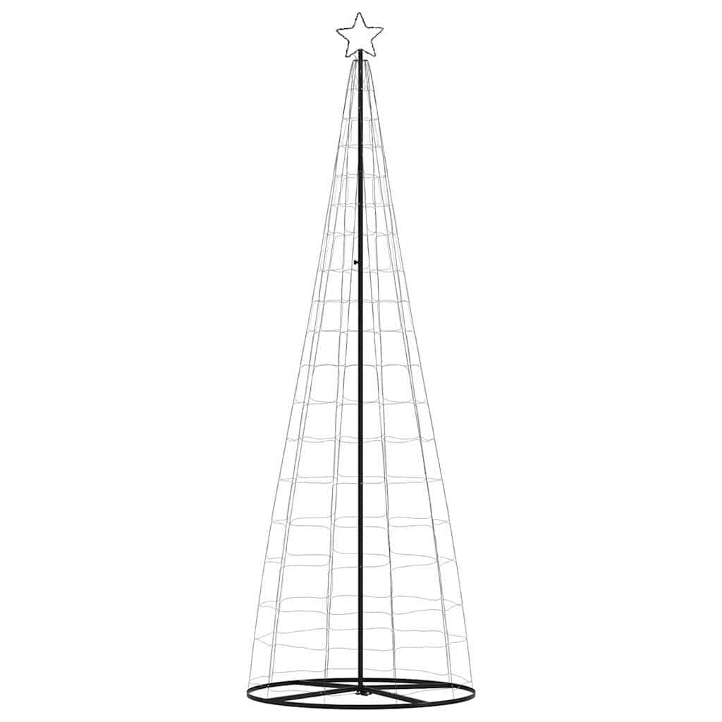 LED Christmas Tree Warm White 100.5 x 100.5 x 304 cm Iron