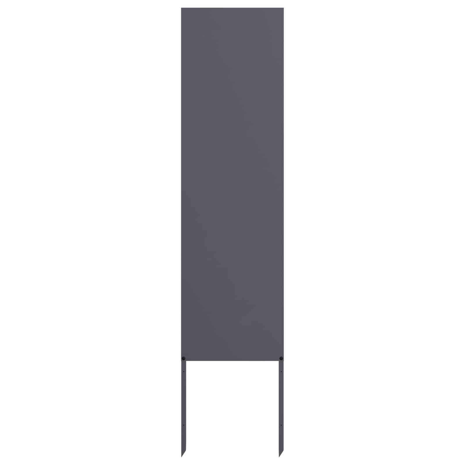 Garden Privacy Screen Anthracite 32 x 140 cm Cold-rolled steel