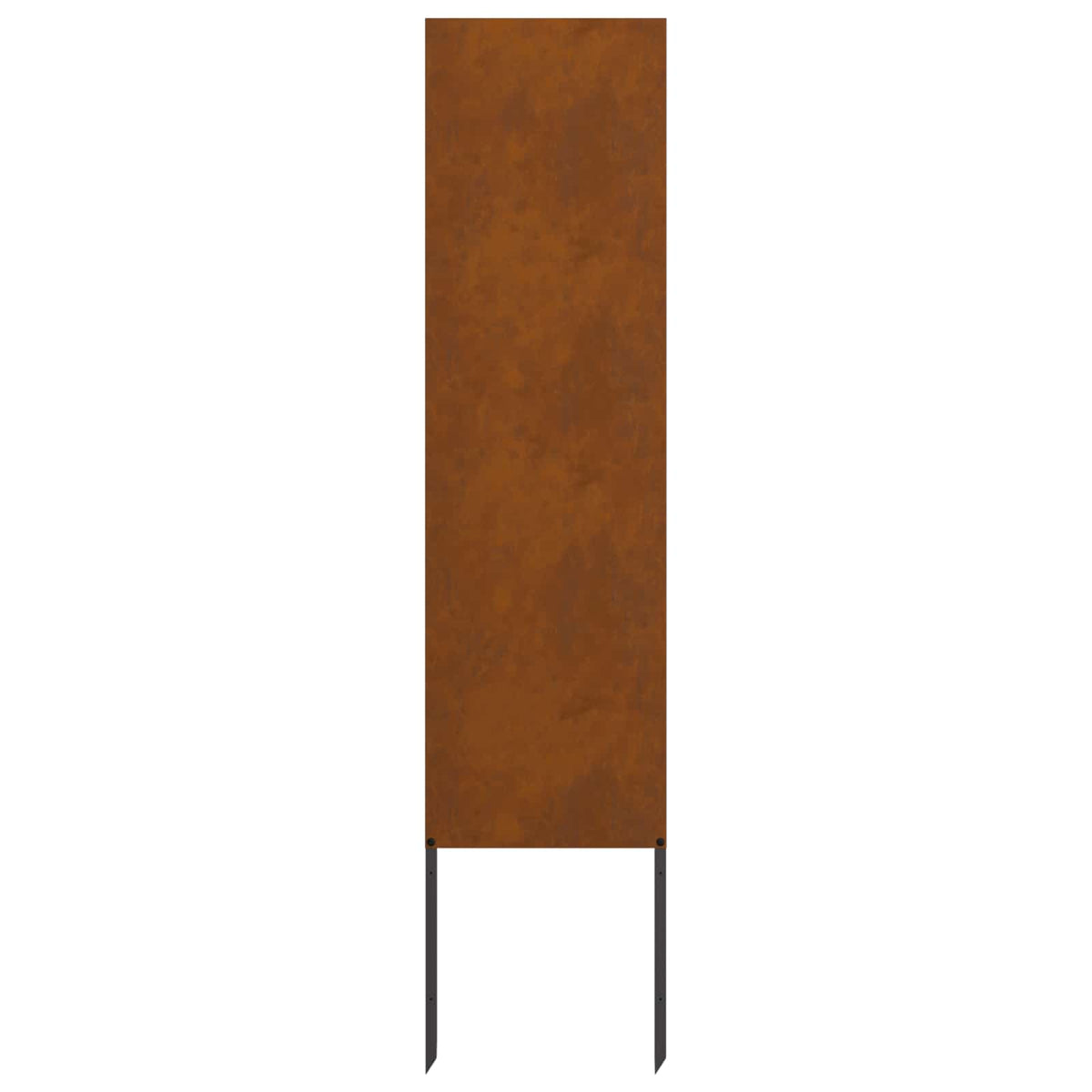 Garden Privacy Screen Rusty 32 x 140 cm Weathering Steel