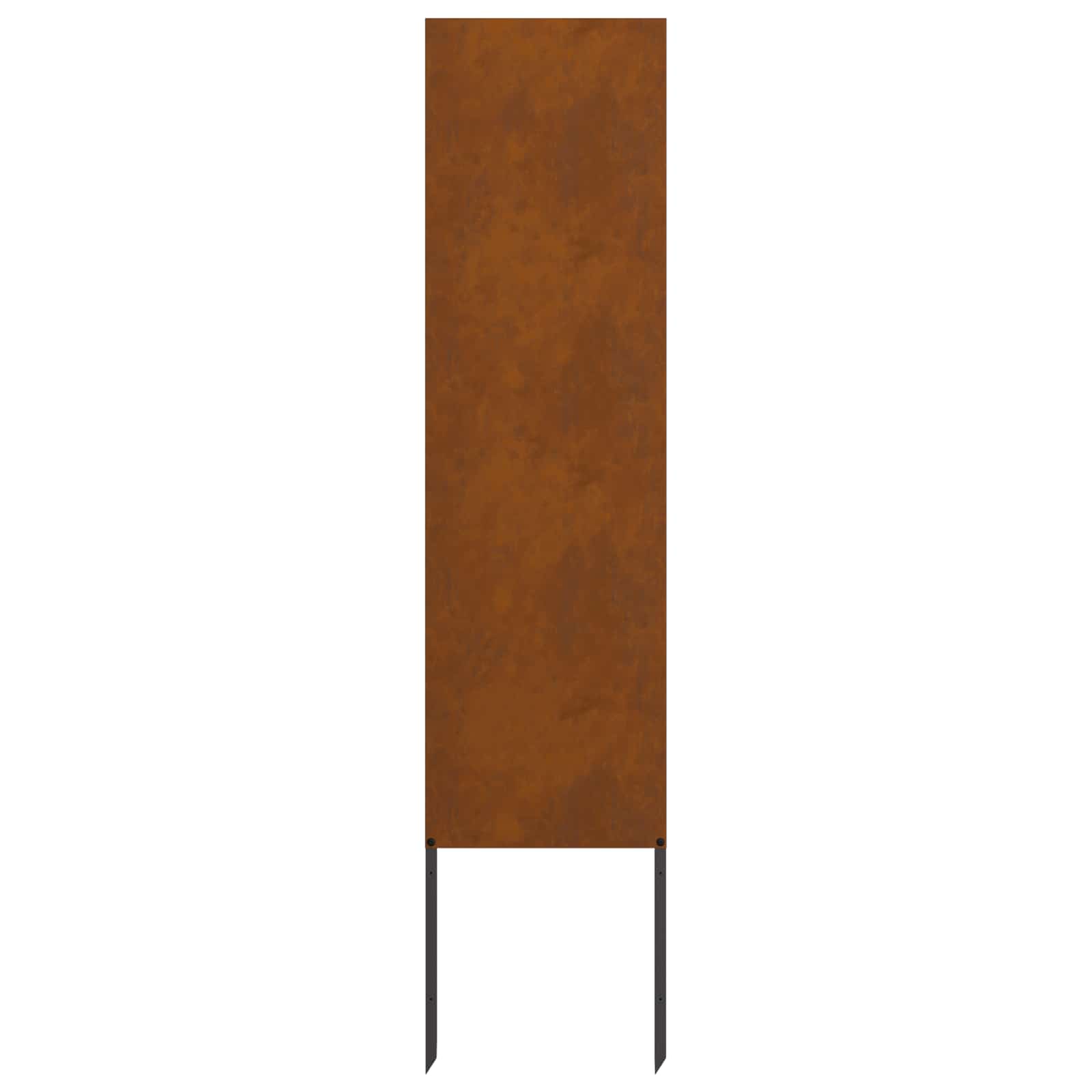 Garden Privacy Screen Rusty 32 x 140 cm Weathering Steel