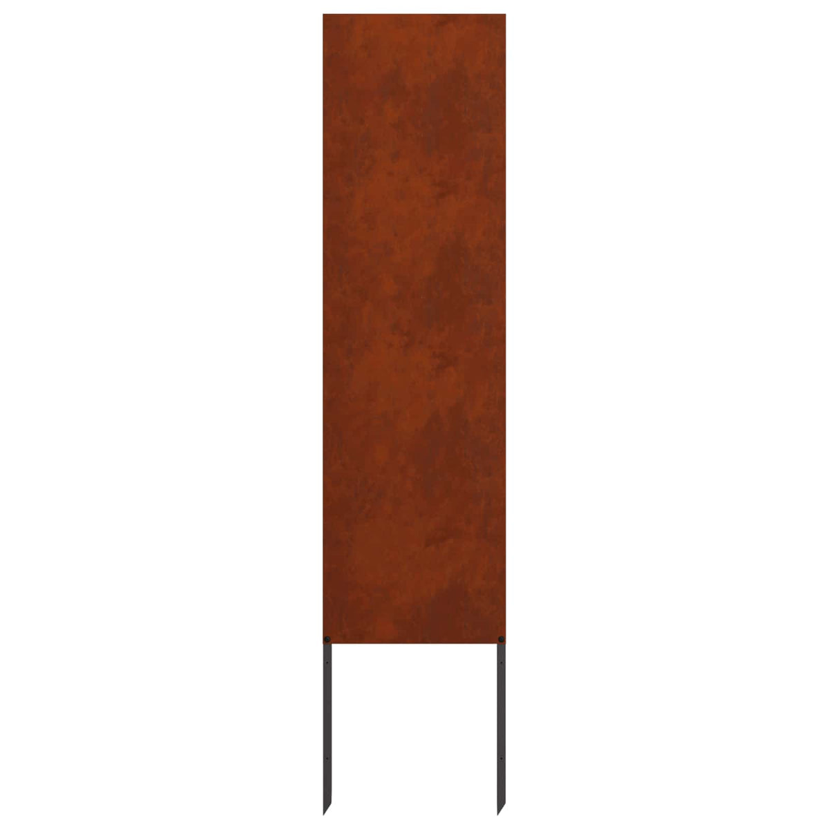Garden Privacy Screen Rusty 32 x 140 cm Weathering Steel