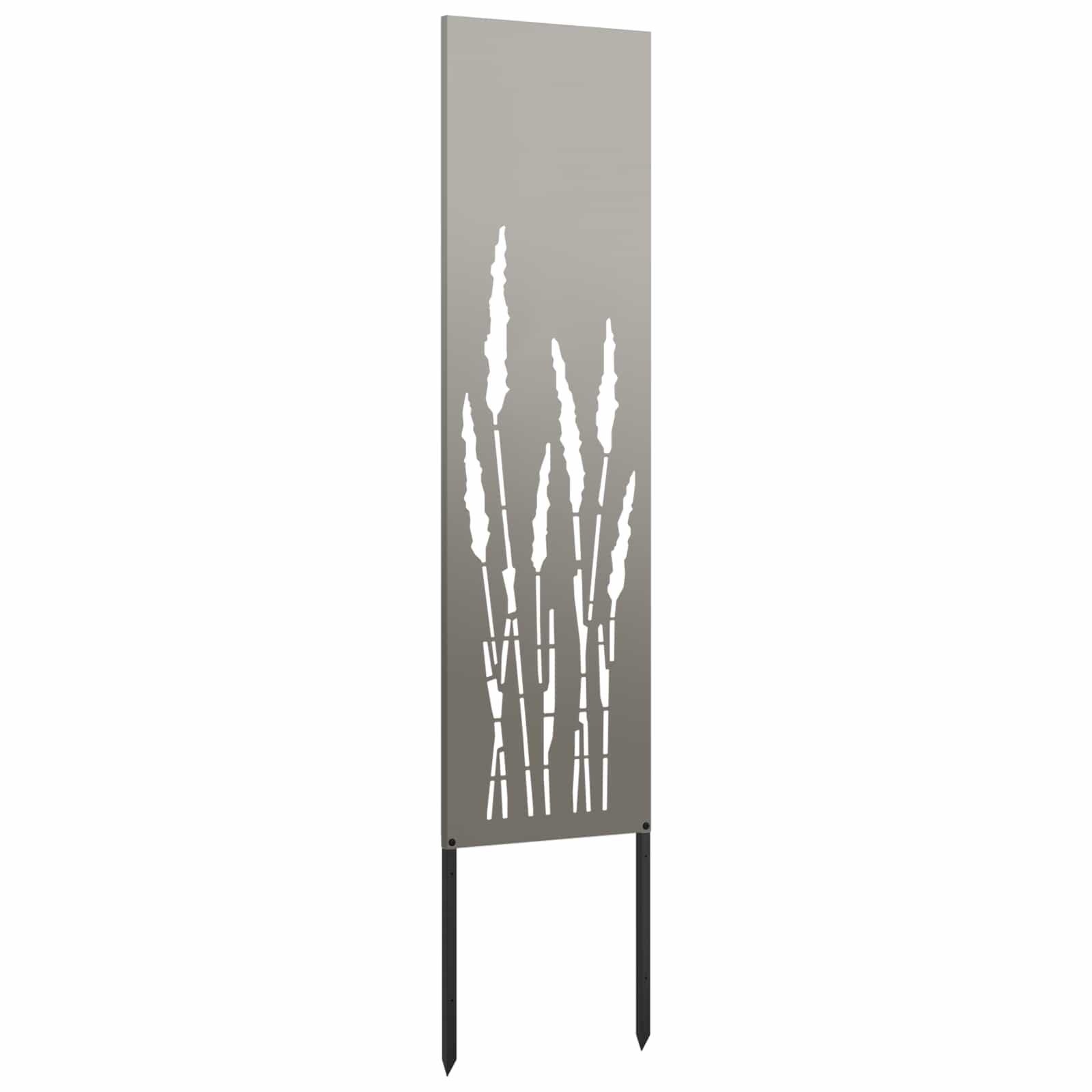 Garden Privacy Screen Rusty 32 x 140 cm Weathering Steel