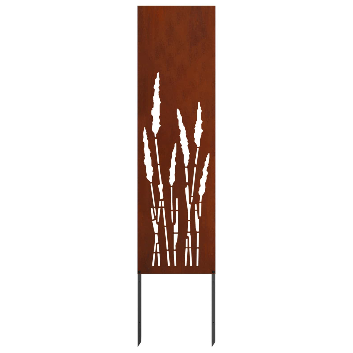 Garden Privacy Screen Rusty 32 x 140 cm Weathering Steel