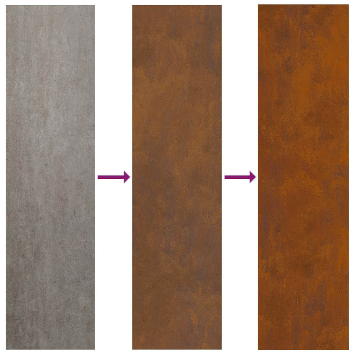 Garden Privacy Screen Rusty 32 x 140 cm Weathering Steel