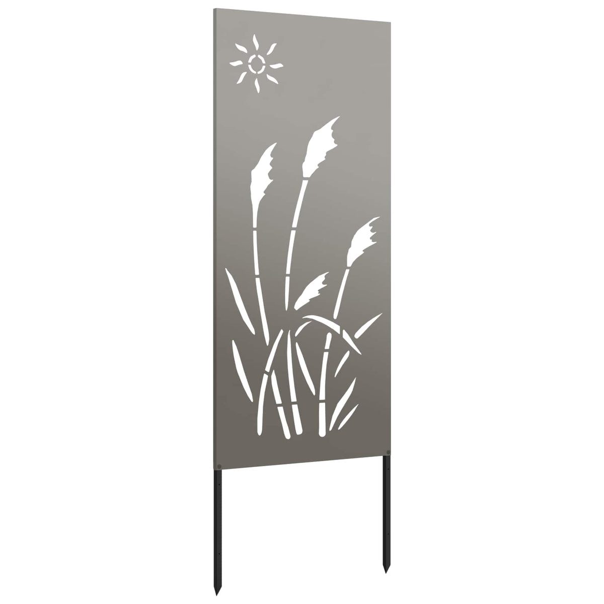 Garden Privacy Screen Rusty 50 x 140 cm Weathering Steel