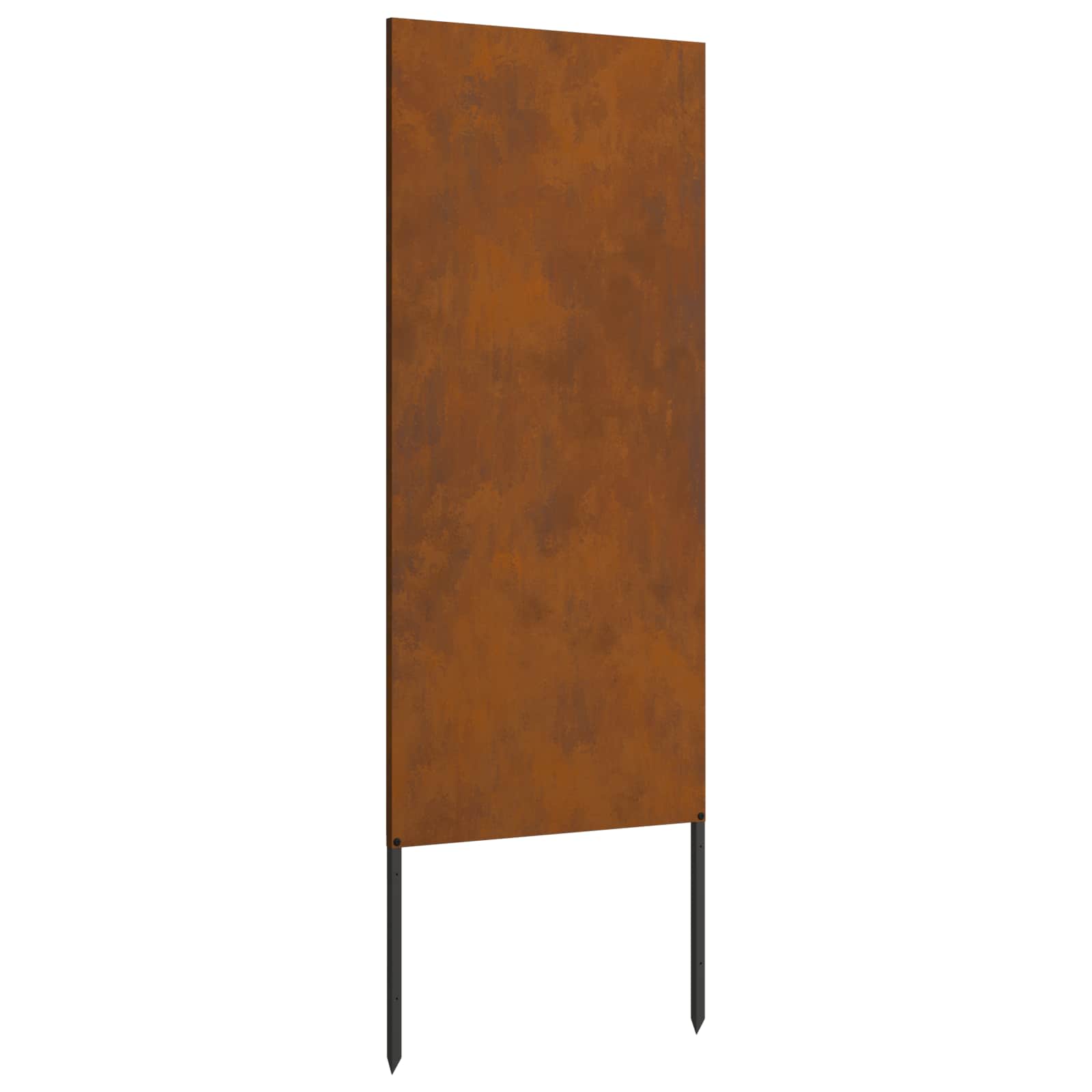 Garden Privacy Screen Rusty 50 x 140 cm Weathering Steel