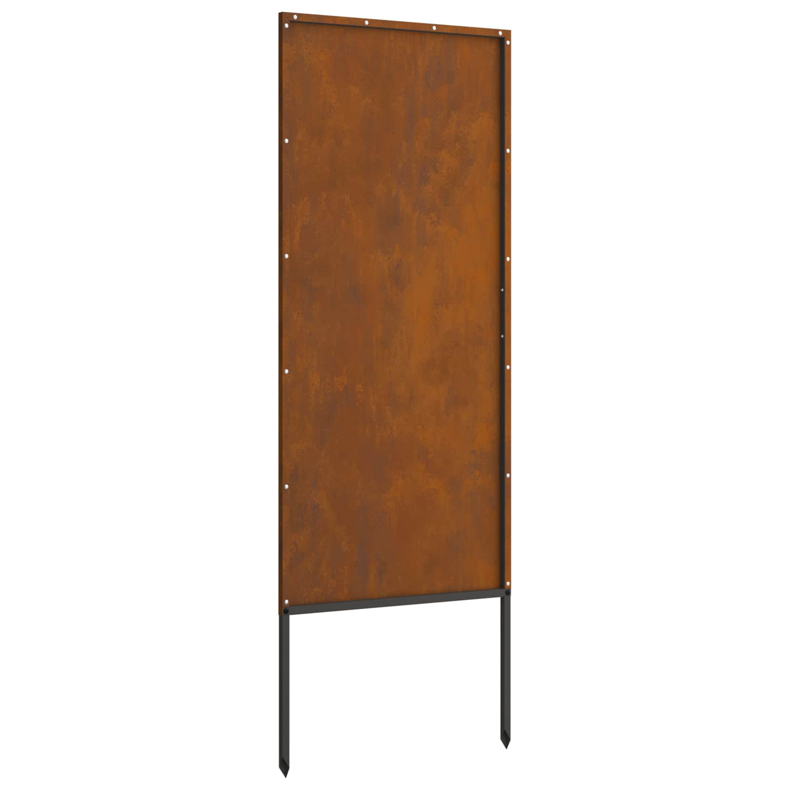 Garden Privacy Screen Rusty 50 x 140 cm Weathering Steel