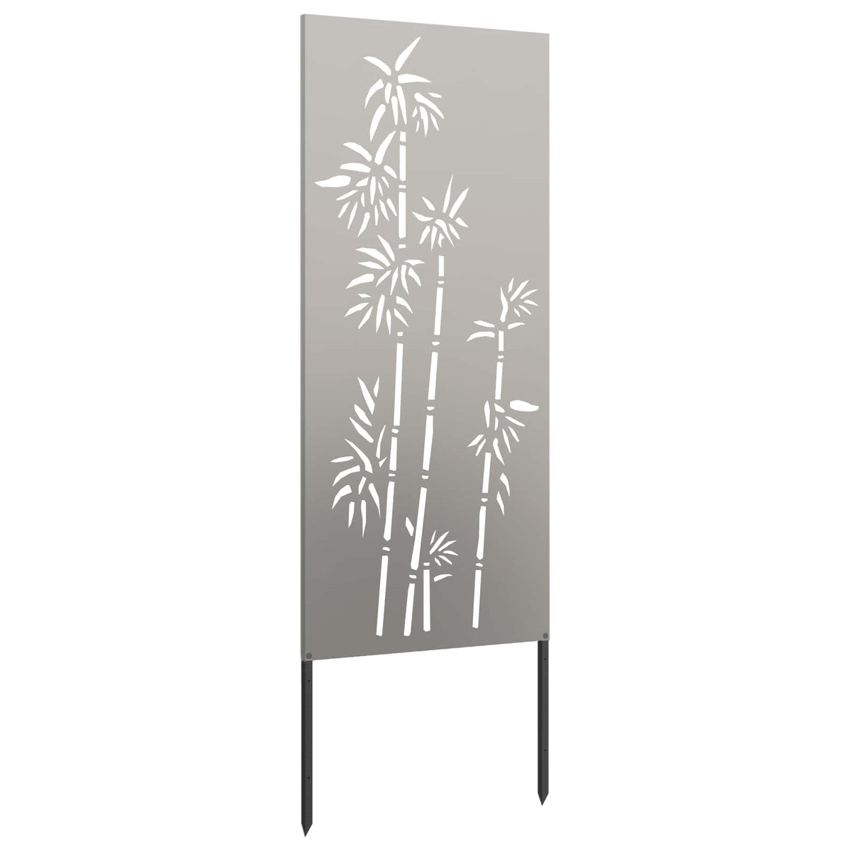 Garden Privacy Screen Floral Rusty 50 x 140 cm Weathering Steel