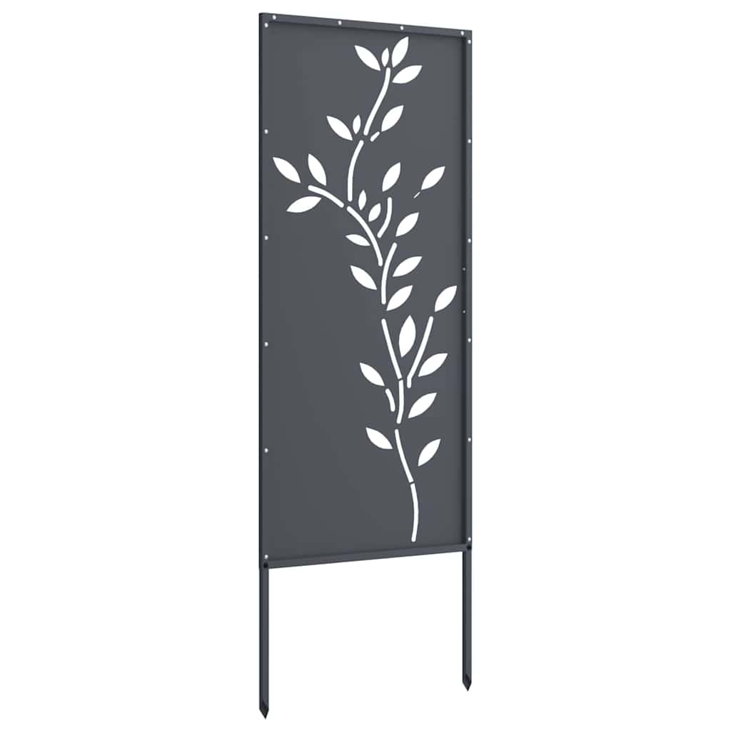 Garden Privacy Screen Anthracite 50 x 140 cm Cold-rolled steel
