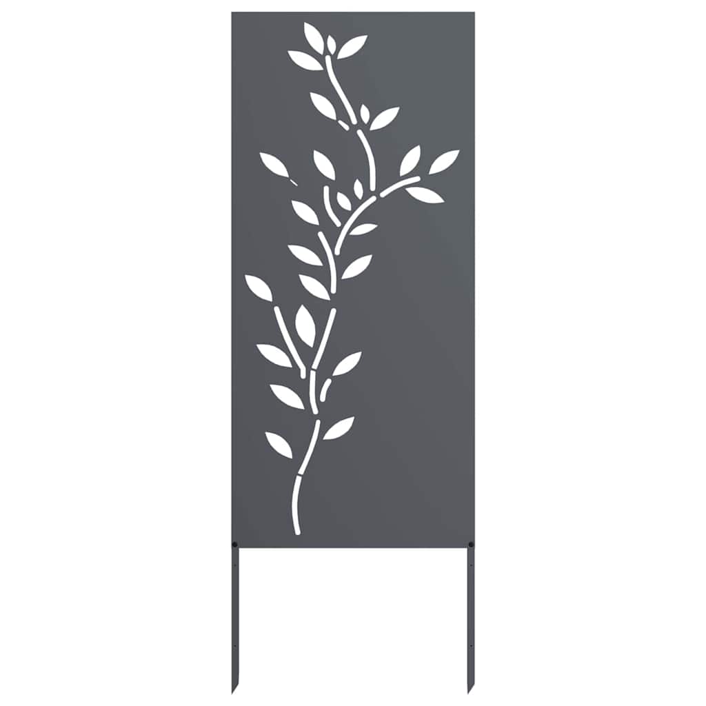 Garden Privacy Screen Anthracite 50 x 140 cm Cold-rolled steel