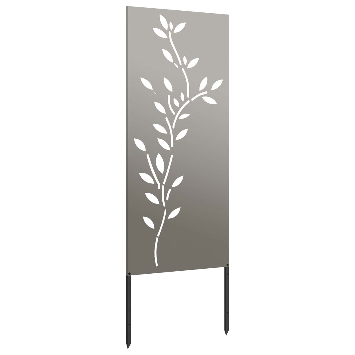 Garden Privacy Screen Floral Rusty 50 x 140 cm Weathering Steel