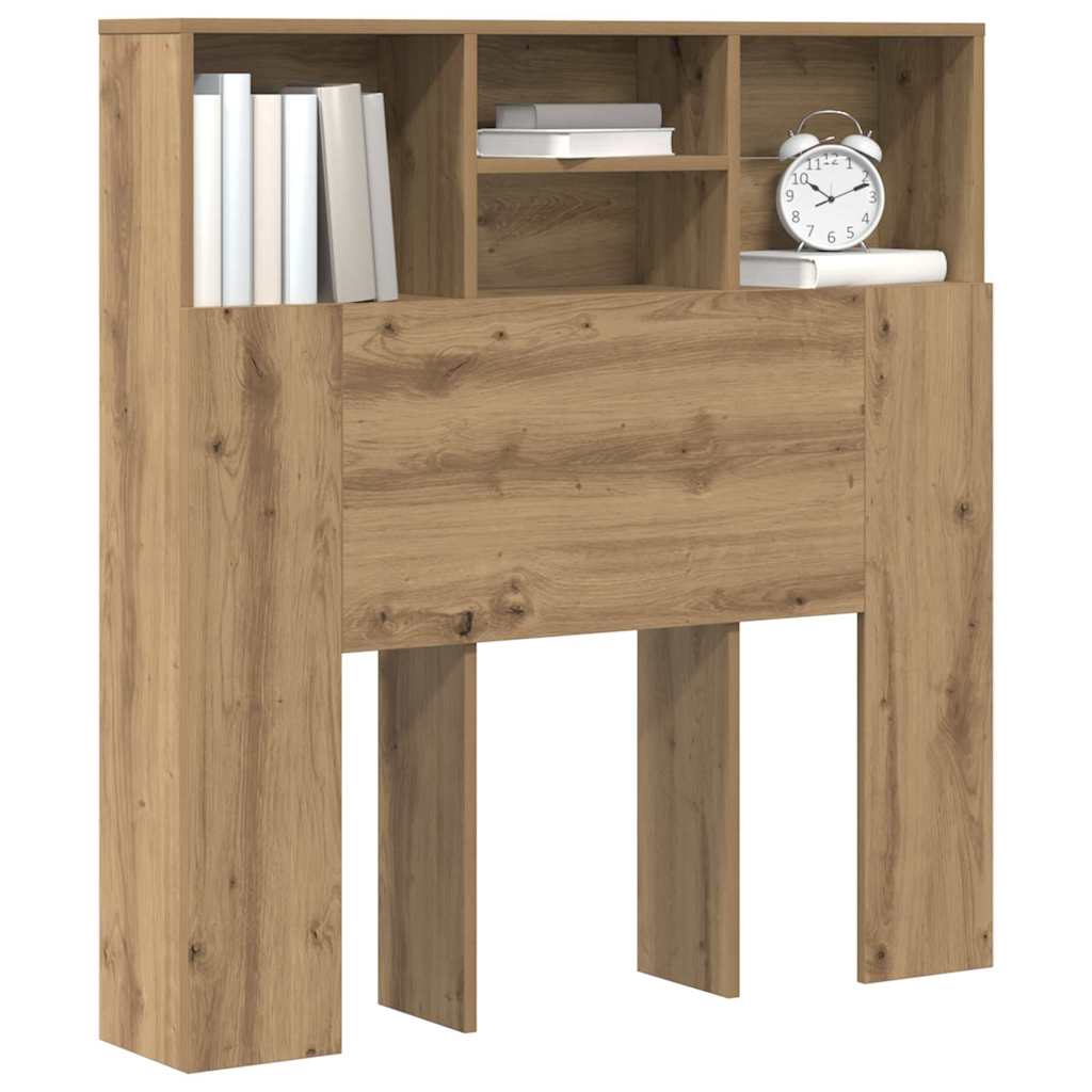 Headboard Cabinet with Shelf Artisan Oak 100 x 19 x 103,5 cm