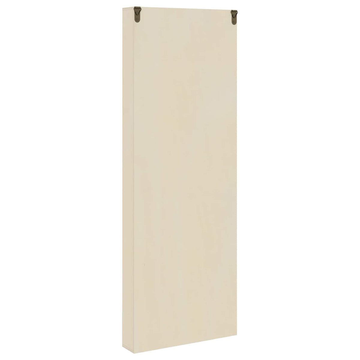 Wall Display Case Beige 21 x 4,5 x 59 cm Engineered Wood