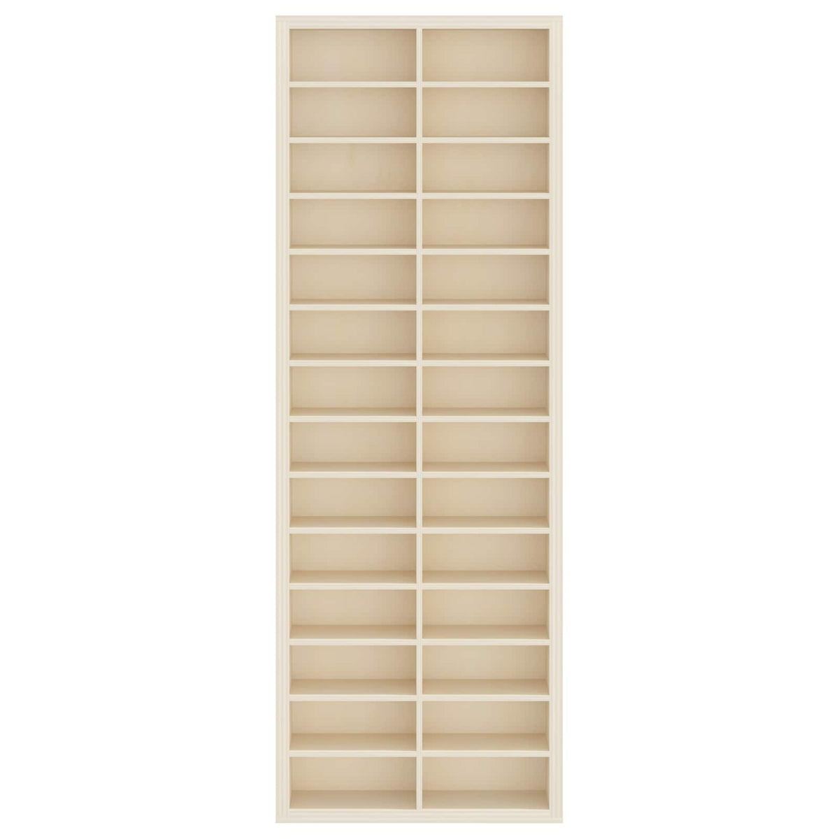Wall Display Case Beige 21 x 4,5 x 59 cm Engineered Wood