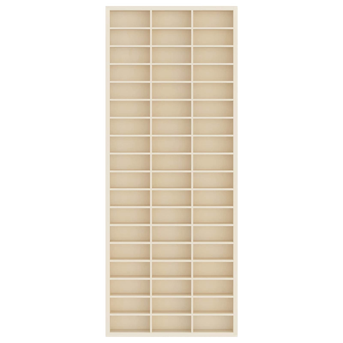 Wall Display Case Beige 30 x 4,5 x 75 cm Engineered Wood