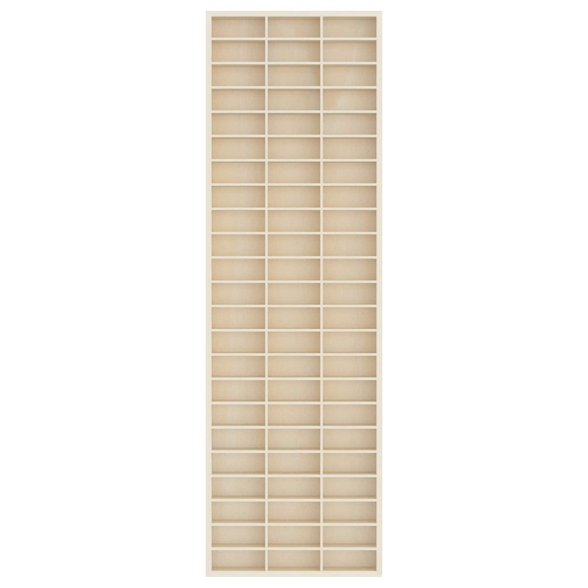 Wall Display Case Beige 30 x 4,5 x 96 cm Engineered Wood