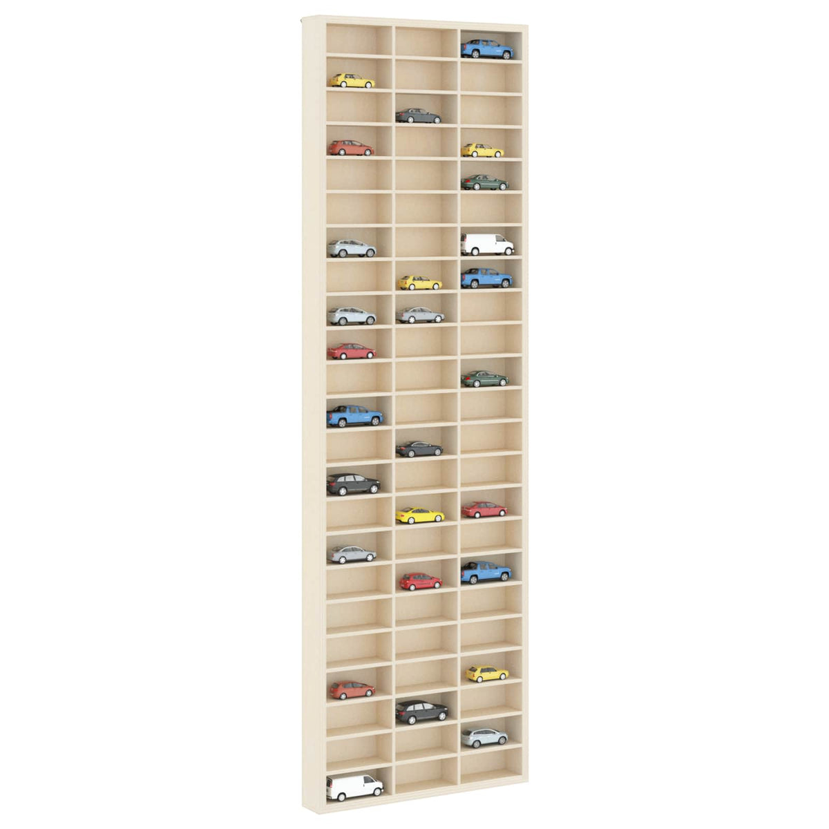 Wall Display Case Beige 30 x 4,5 x 96 cm Engineered Wood