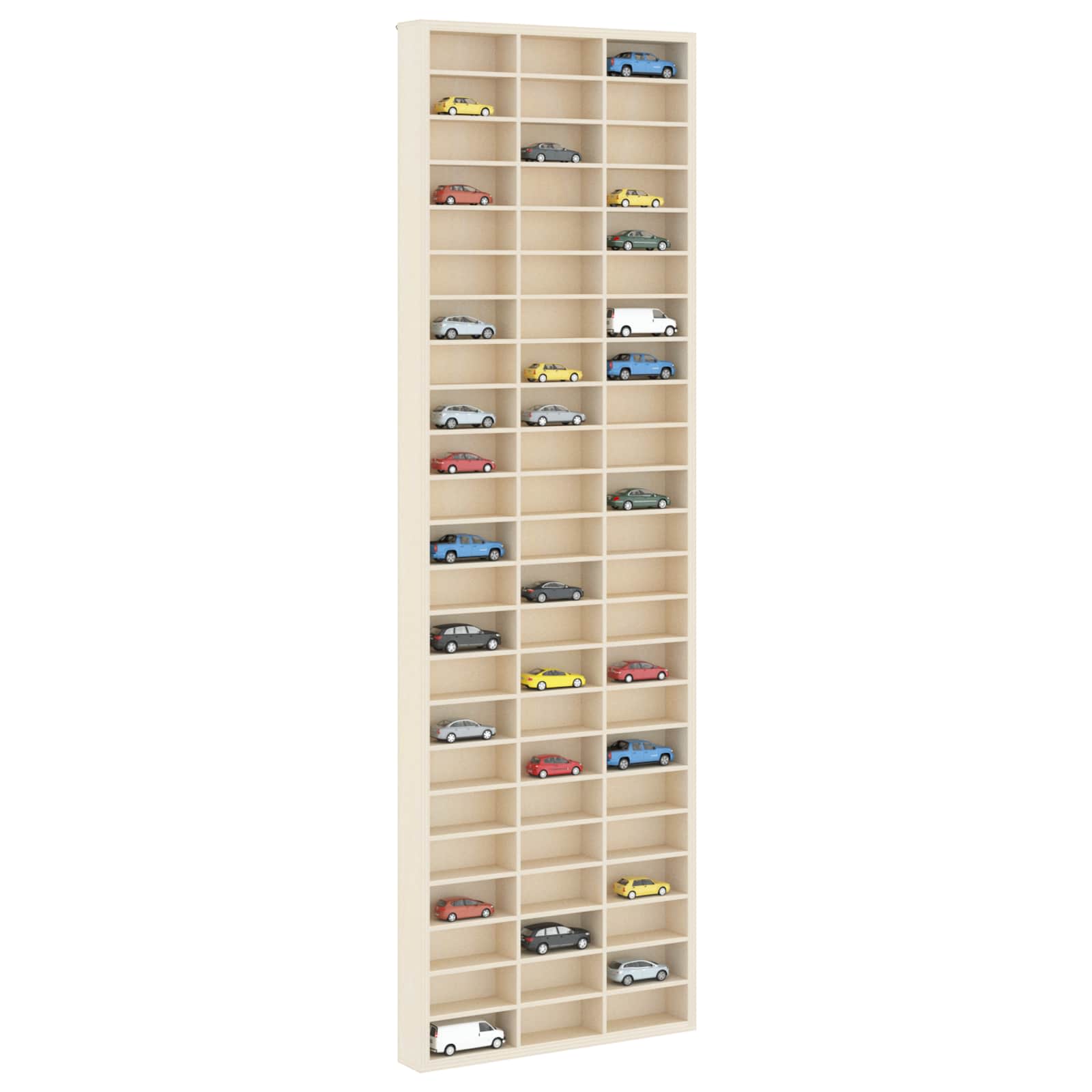 Wall Display Case Beige 30 x 4,5 x 96 cm Engineered Wood