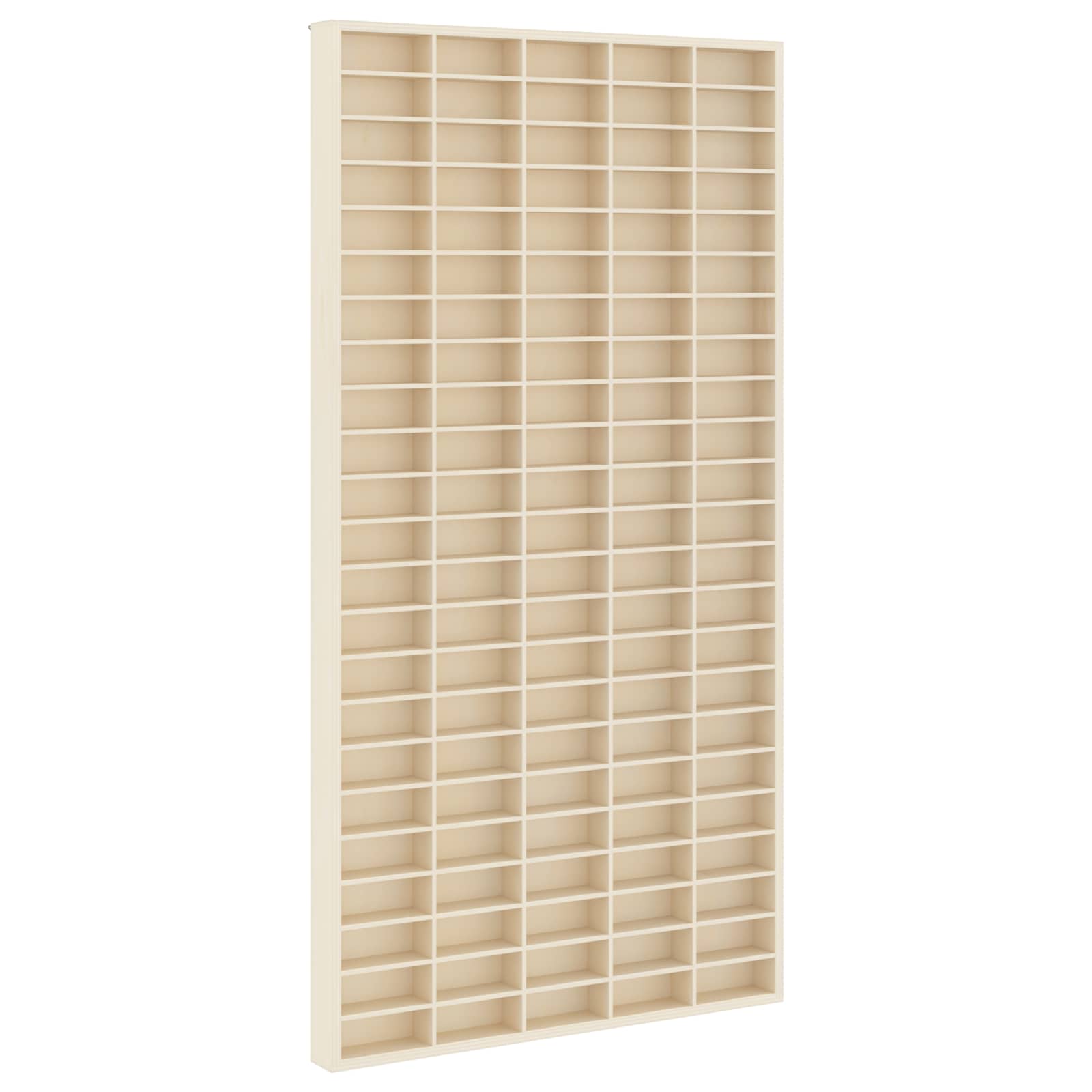 Wall Display Case Beige 50 x 4,5 x 96 cm Engineered Wood