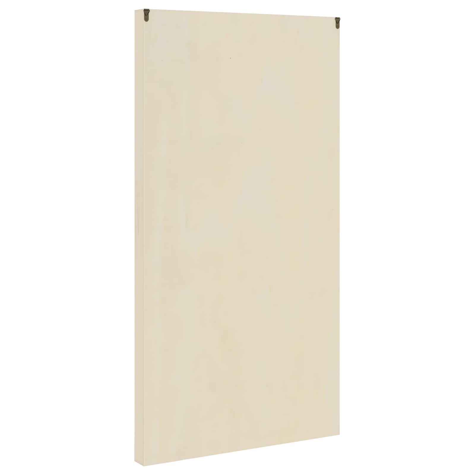 Wall Display Case Beige 50 x 4,5 x 96 cm Engineered Wood