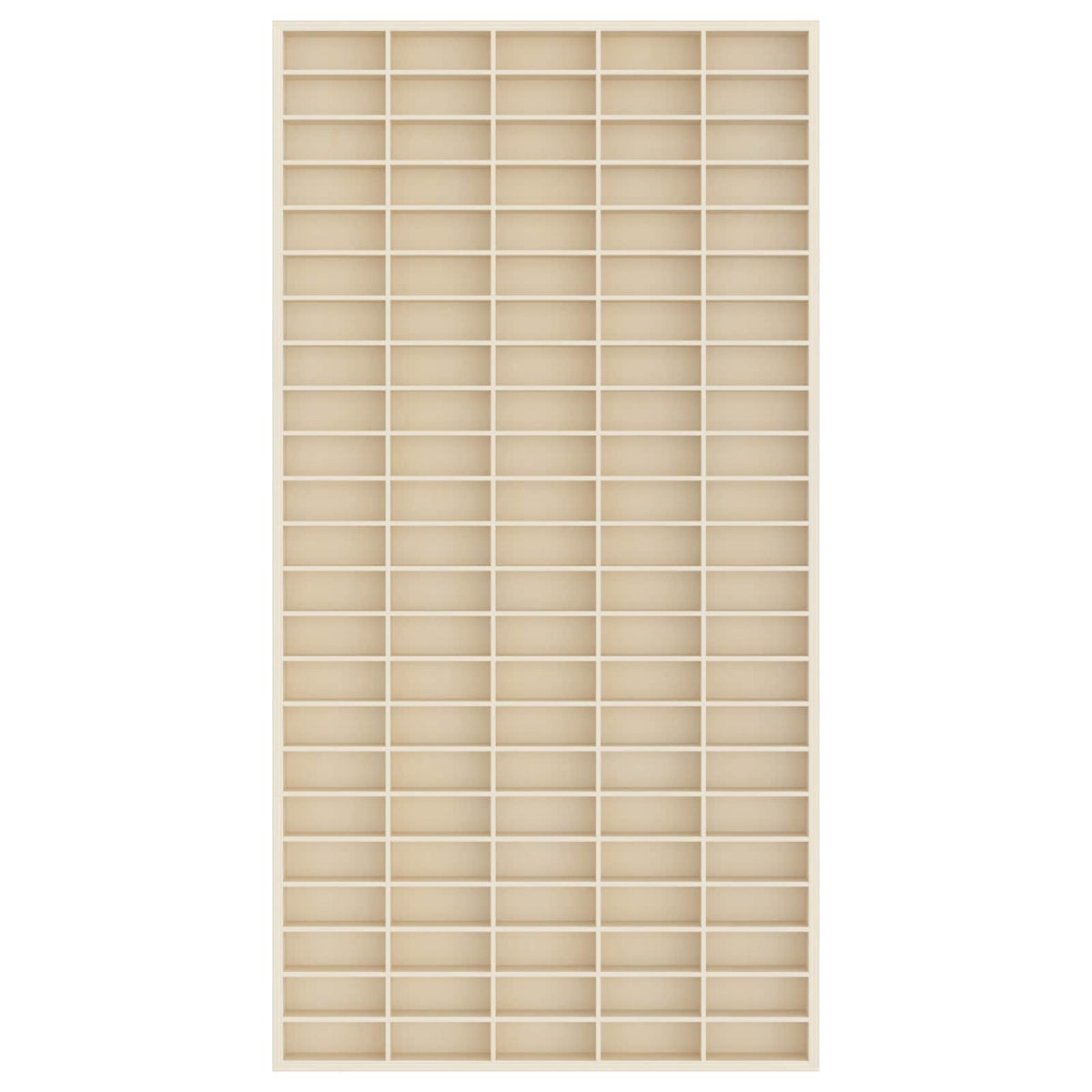 Wall Display Case Beige 50 x 4,5 x 96 cm Engineered Wood