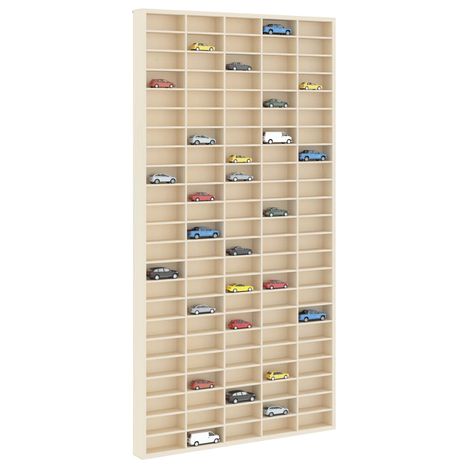 Wall Display Case Beige 50 x 4,5 x 96 cm Engineered Wood