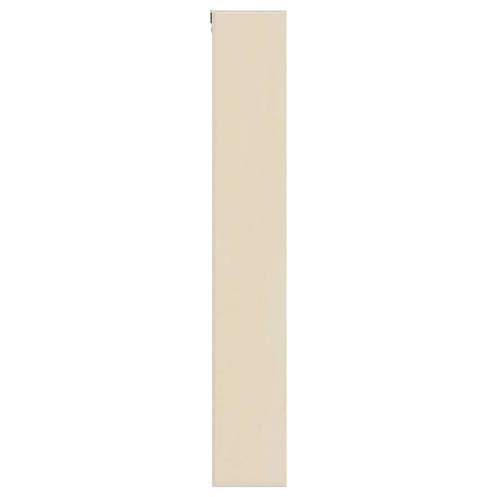 Wall Display Case with Shelf Beige 80 x 8,5 x 54 cm Plywood