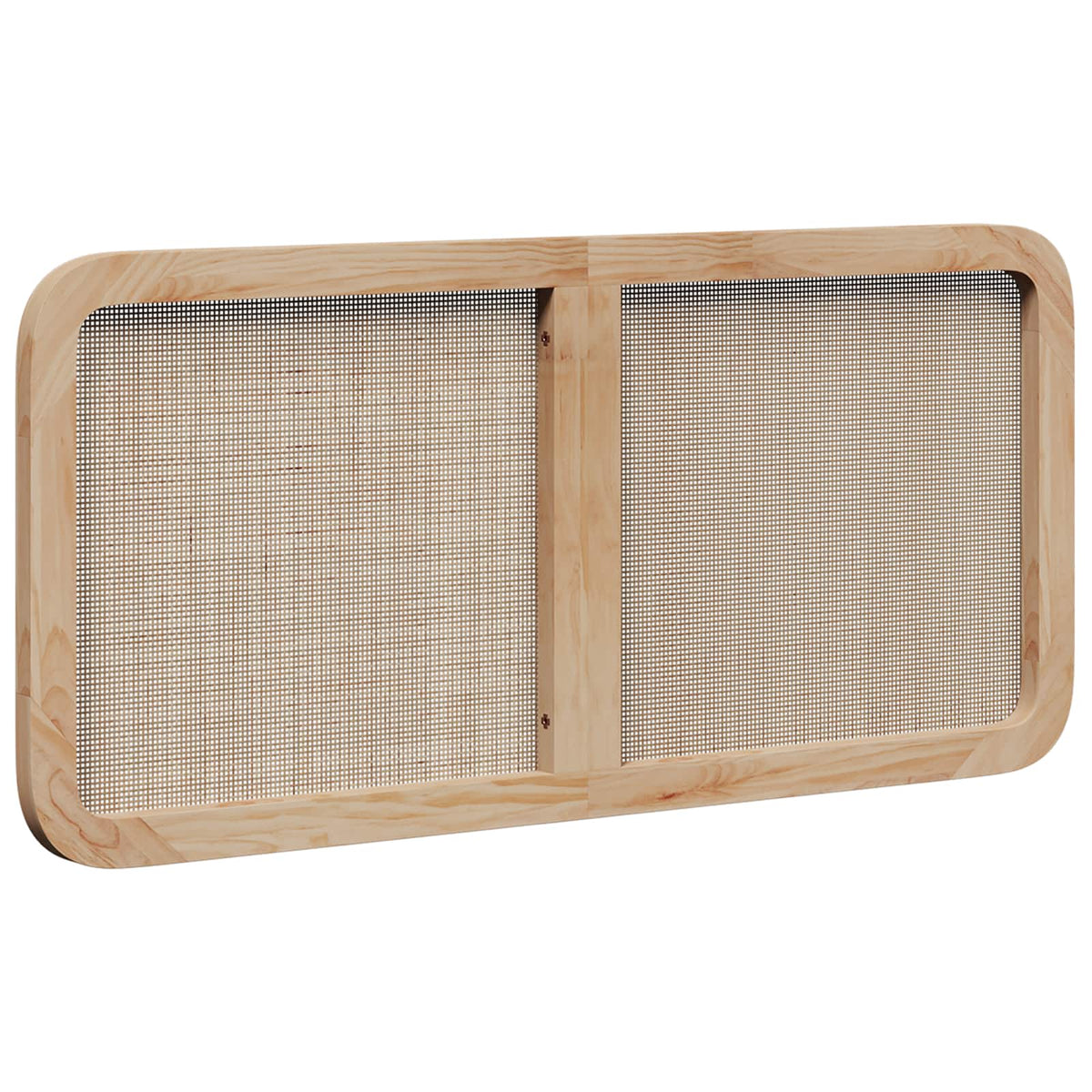 Headboard with Headboard Natural 120 x 55 x 3 cm Rattan