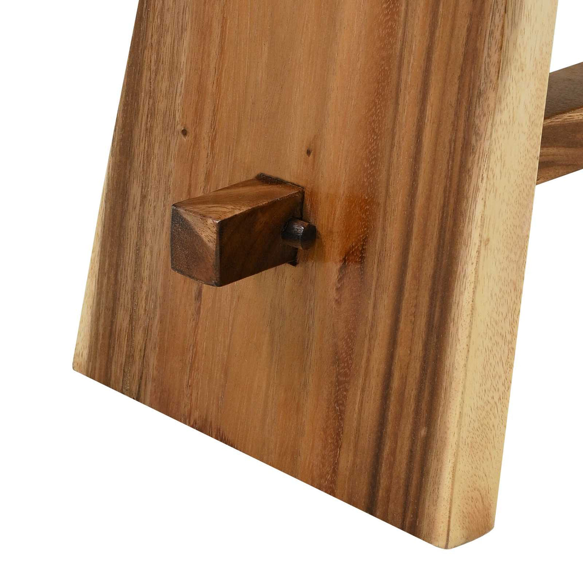 Shower Stool Natural 50 x 30 x 44 cm Solid Suar Wood