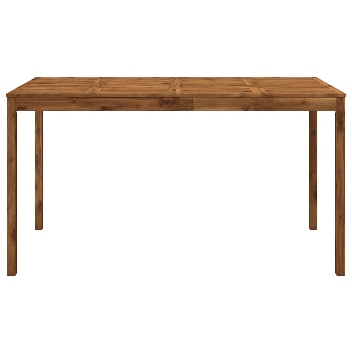 Garden Bar Table Natural 196 x 100 x 105 cm Solid Acacia Wood