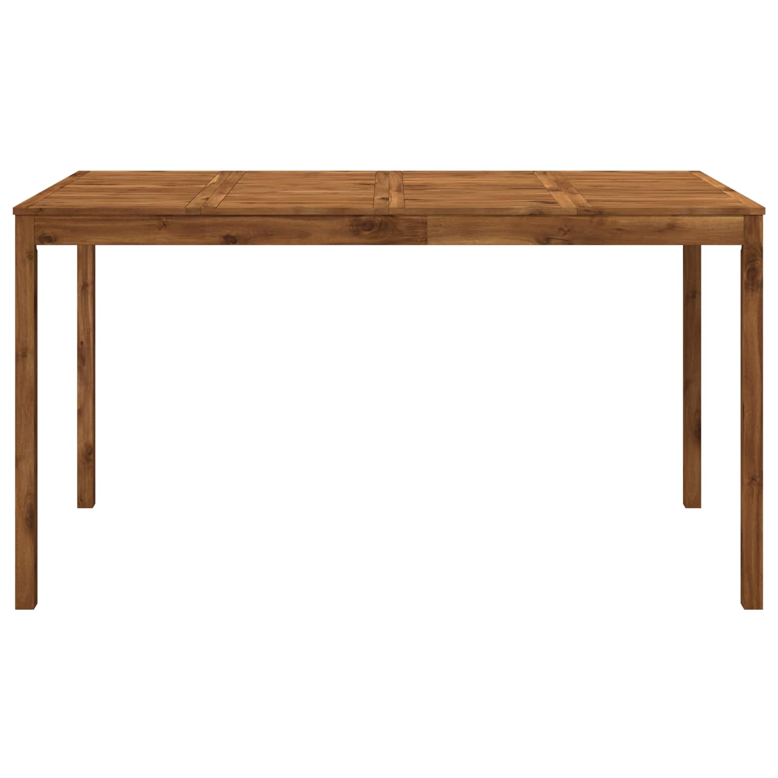 Garden Bar Table Natural 196 x 100 x 105 cm Solid Acacia Wood