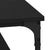 Coffee Table Black oak 80 x 80 x 40 cm Engineered wood
