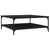 Coffee Table Black oak 100 x 100 x 40 cm Engineered wood