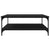 Coffee Table Black oak 100 x 100 x 40 cm Engineered wood